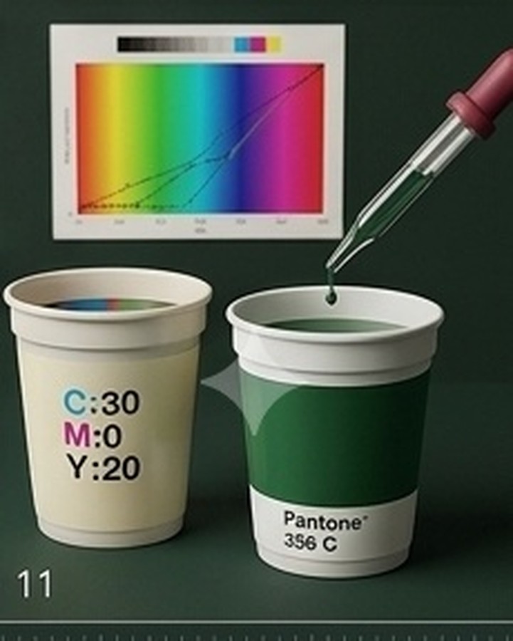 Pantone renk eşleştirme fotoğrafı